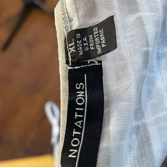 Notations Ruffled Blouse, Size 16 - Picture 9 of 9